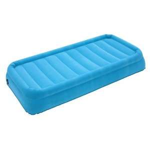   High Inflatable Blue Air Bed with AC Motor Pump, Twin: Home & Kitchen
