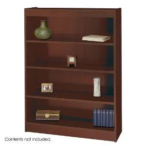  Safco Products   4 Shelf Square Edge Veneer Bookcase 