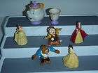 DISNEY BEAUTY AND THE BEAST Mixed 7 toys MCDONALDS BURG