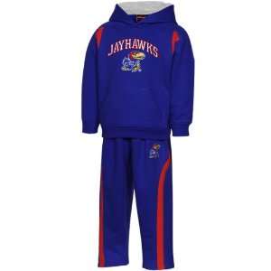   Blue Game Ready Fleece Pullover Hoodie Sweatshirt & Pants Set (3T