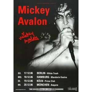  Mickey Avalon   The Fall and Rise 2006   CONCERT   POSTER 