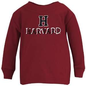  Harvard Crimson Youth Crimson Team Logo Long Sleeve T 