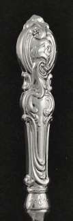 Italian Antique Terrapin Sterling Silver Rococo Fork  