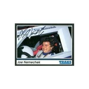 Joe Nemechek autographed Trading Card (Auto Racing) 1991 Tracks, #87 