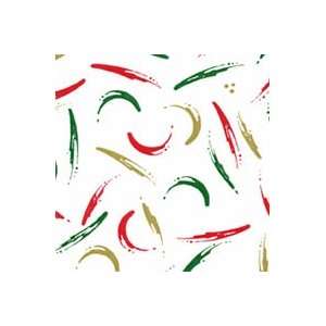  Christmas Paintstrokes Cellophane Sheets