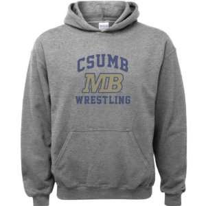  State Monterey Bay Otters Sport Grey Youth Varsity Washed Wrestling 