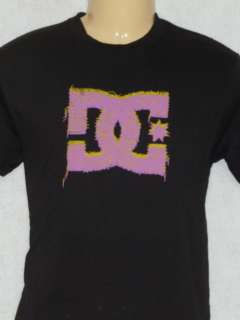 DC Shoe Company Mens Black Scratch Logo T Shirt New NWT  