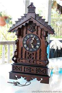 Antique Gothic Bracket Cuckoo Clock circa 1880  