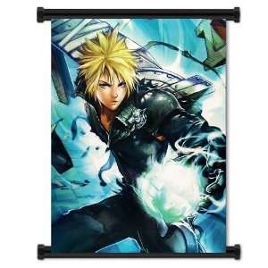  Final Fantasy VII Game Cloud Fabric Wall Scroll Poster (16 
