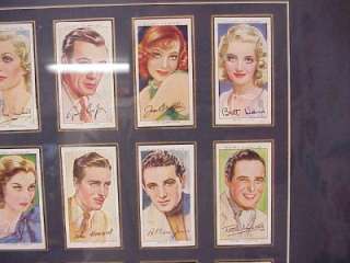 ANTIQUE PLAYERS FILM STARS MOVIE LEGENDS CIGARETTE CARDS 1938 SET 50 