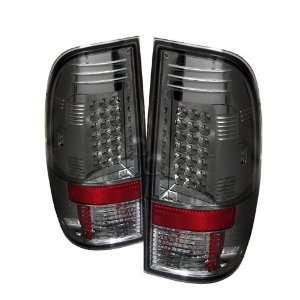  Ford Super Duty / F250 08 09 LED Tail Lights   Smoke (Pair 