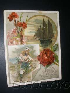 LION WOOLSON TRADE CARD MIDSUMMER GREETING COFFEE SPICE  
