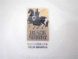 Nouveau Black Knight Selb Bavaria #73 Luncheon Plate  