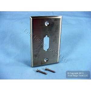  Leviton NON MAGNETIC Stainless Steel Wallplate For DB15 