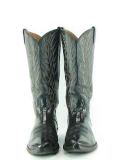 NOCONA Cowboy Western Boots Black Mens 8 D  