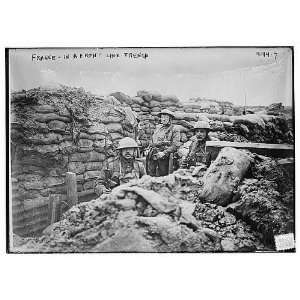  Fr.    in a front line trench