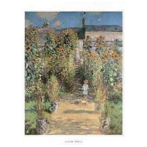    Artist S Garden, Vetheuil, W Boy Poster Print: Home & Kitchen