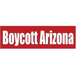  5 Pack of Boycott Arizona Bumper Stickers Everything 