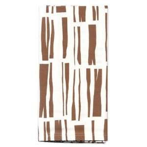 Wood Planks Napkin Color: Brown on Beige