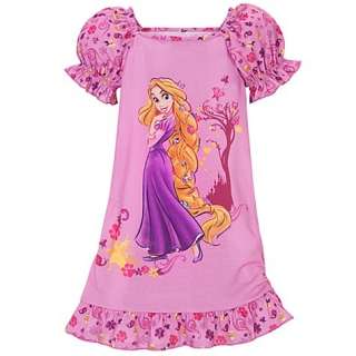 NEW Disney Store Rapunzel Tangled Movie Nightgown Girls sz 5/6 7/8 NWT 