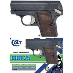   Colt 25 Spring Powered Airsoft Pistol Black: Sports & Outdoors