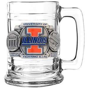  College Tankard   Illinois Illini: Sports & Outdoors