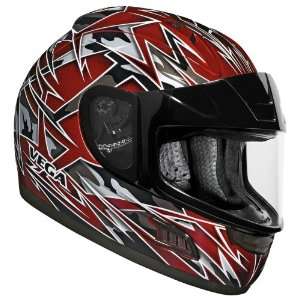   Metallic Havoc Graphic X Large Full Face Snowmobile Helmet Automotive