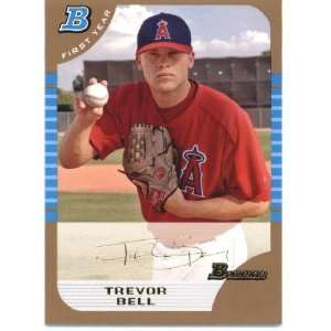  2005 Bowman Draft Gold #114 Trevor Bell FY   Los Angeles 