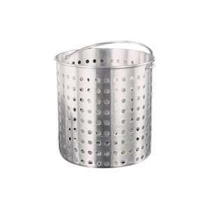 Perforated Aluminum Basket For 24 Qt Stock Pot, 12 Qt Capacity:  
