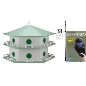 Heath Purple Martin House, 12 Unit and Pole Combo includes Free Book 