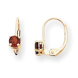    14k Garnet Earrings   January Birthstone   JewelryWeb Jewelry