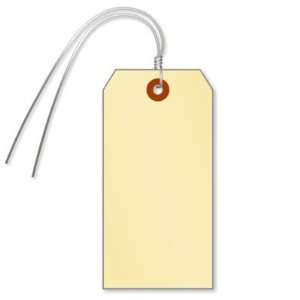   Cardstock Tags (with pre attached wires) Manila 13pt, 1.875 x 3.75