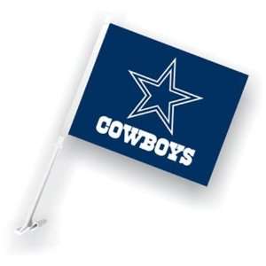   NIB Dallas Cowboys NFL 2 Car Flags & Wall Brackets: Sports & Outdoors