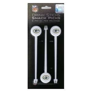    Green Bay Packers Swizzle Sticks Snack Picks: Sports & Outdoors