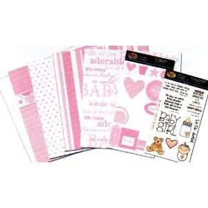  TLC TAGZ Page Kit, Baby Girl Theme, discontinued: Home 