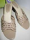 nickels t jag wedge slides tan size 7m expedited shipping