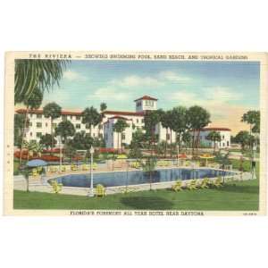   Postcard The Riviera Hotel Daytona Beach Florida: Everything Else