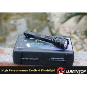   side botton tactical flashlight on sale, with strobe 