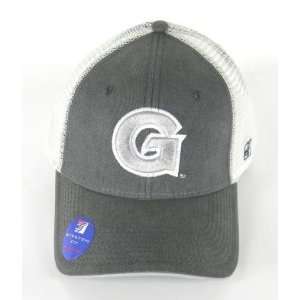  Georgetown Hoyas Gray and Mesh Stretch Fit Hat Cap: Sports 