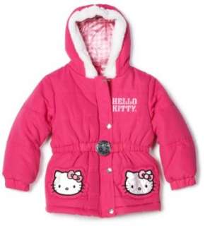    Kids Headquarters Girls 4 6x Hello Kitty Outerwear: Clothing