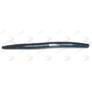  Bruiser Baits 5 Stick Worm Black Blue Flake Sports 