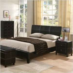  Bundle 72 Retro Modern Queen Bedroom Set in Black