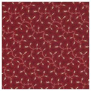  Red Curvy Vines Fabric: Arts, Crafts & Sewing
