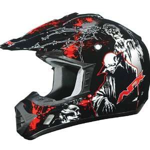  AFX Zombie Adult FX 17 Dirt Bike Motorcycle Helmet w/ Free 