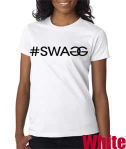 New #SWAGG Ladies T Shirt #SWAG Jersey Shore DJ Pauly D T Shirt #SWAGG 