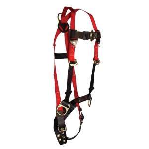   Harness with Tongue Buckle Leg Straps 3 D Rings Double Extra Large