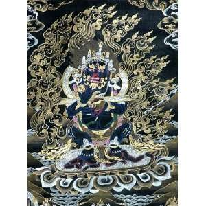  The Protector of Buddhist Monasteries   Tibetan Thangka 