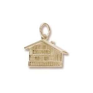 Swiss Chalet Charm in Yellow Gold