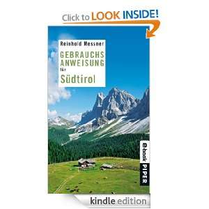   Südtirol (German Edition) Reinhold Messner  Kindle Store