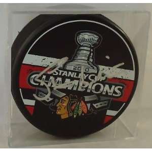Signed Stan Mikita Hockey Puck   * * CUP W COA   Autographed NHL Pucks 